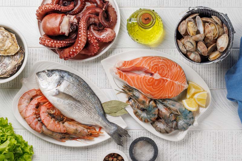 poissons et fruits de mer proteines de qualite marine