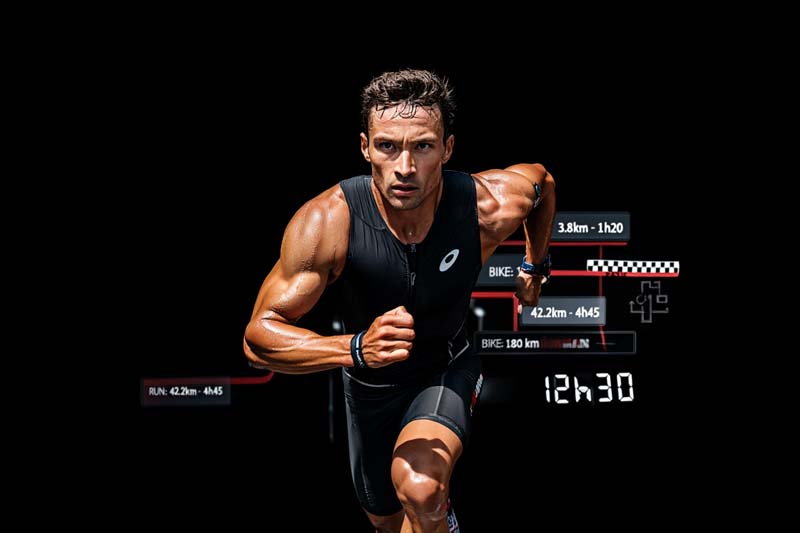 temps moyen global sur un ironman