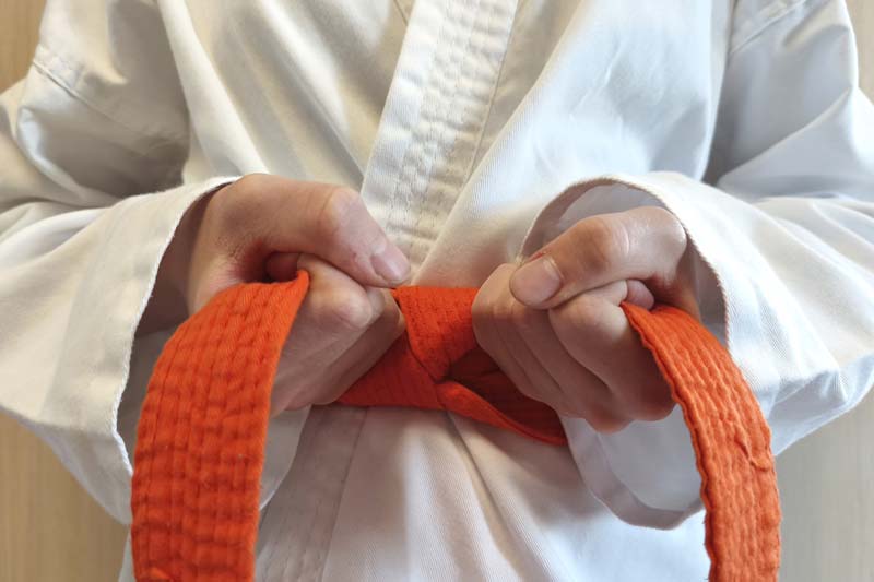 ceinture orange affinage des techniques de base
