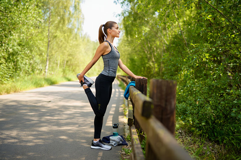 eviter courbatures apres sport etirements