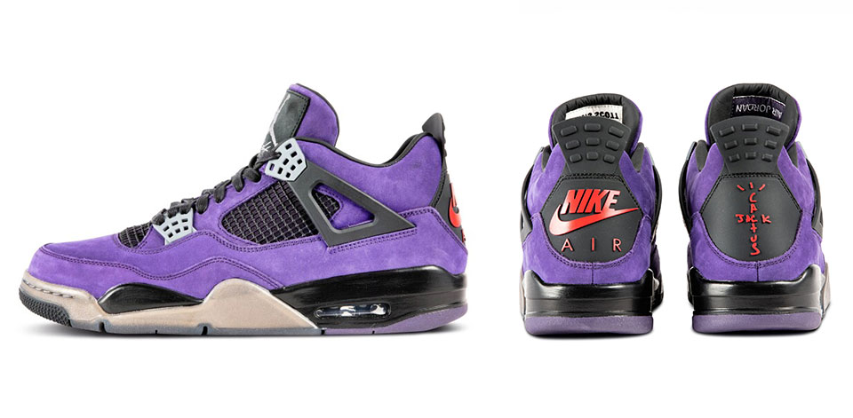 travis scott x air jordan 4 purple suede