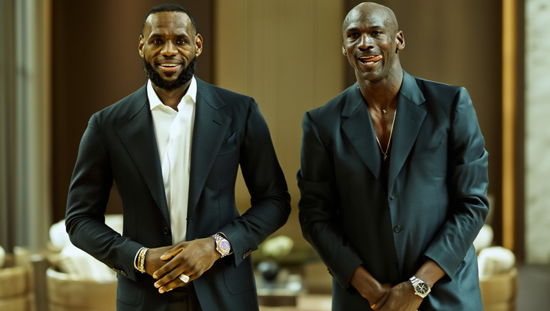 le club des milliardaires jordan et Lebron une classe a part
