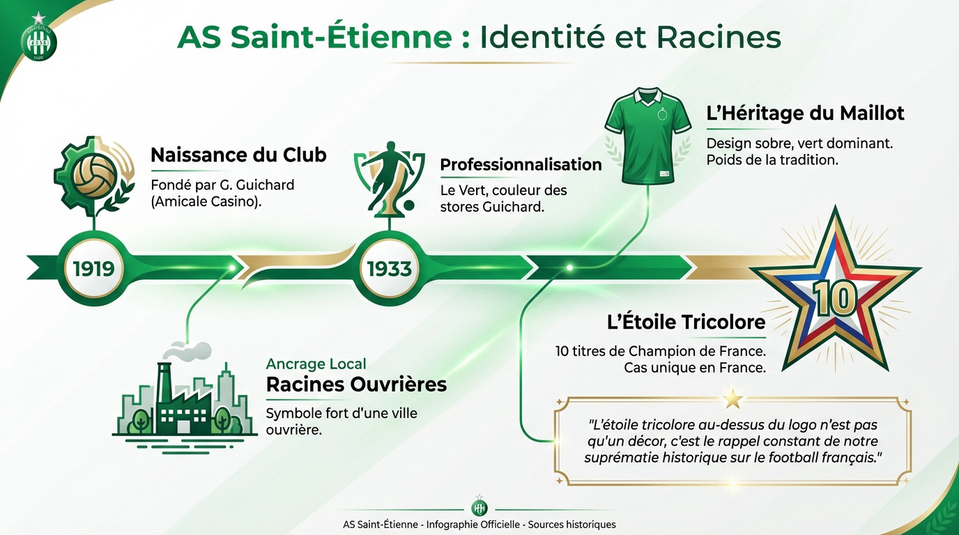 Identité et racines de l'AS Saint-Étienne