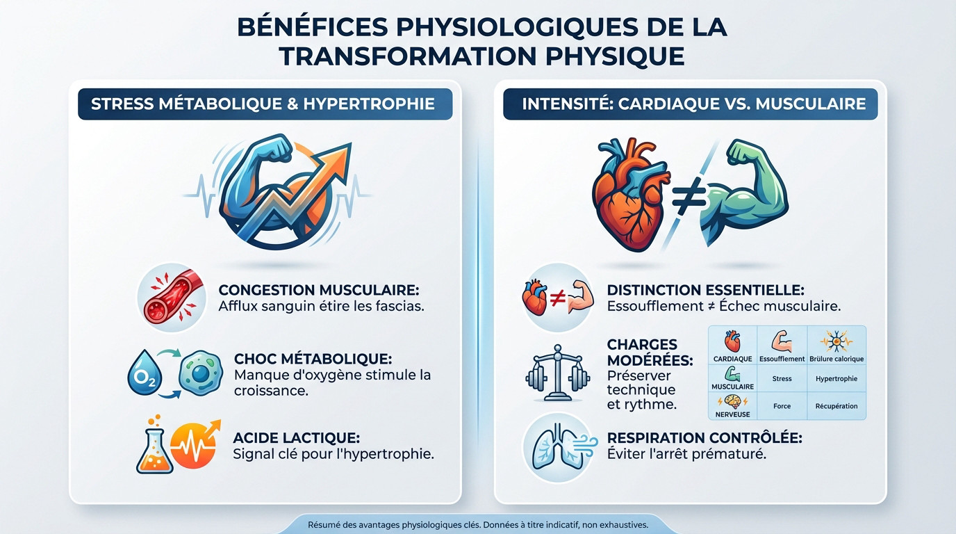 Avantages physiologiques du superset musculation pour la croissance musculaire