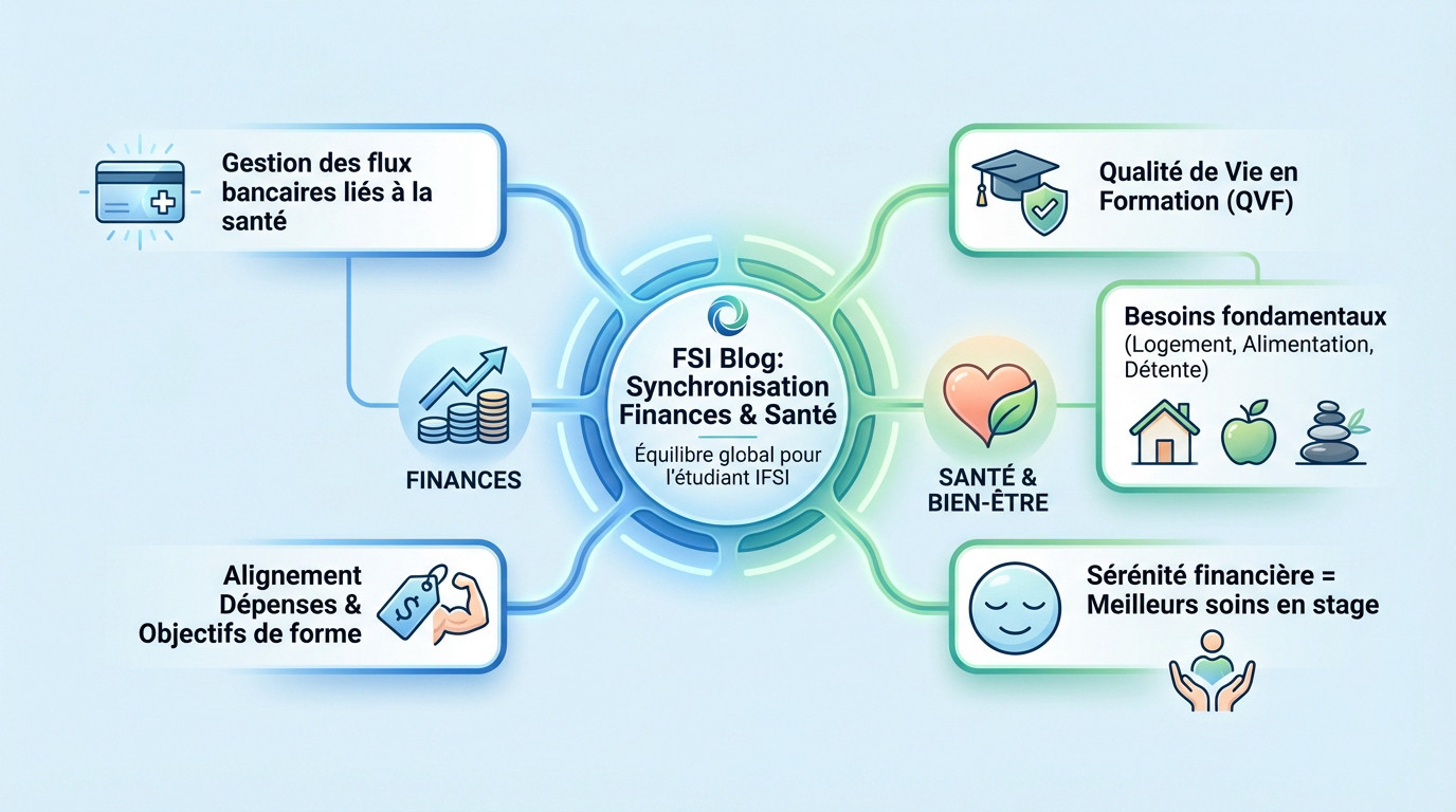 Synchronisation des finances et du bien-être pour étudiants en soins infirmiers