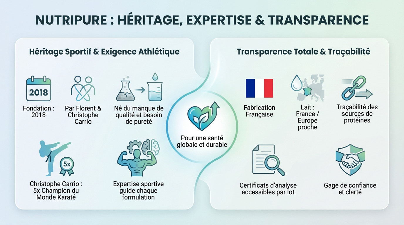Expertise sportive et héritage de la marque Nutripure