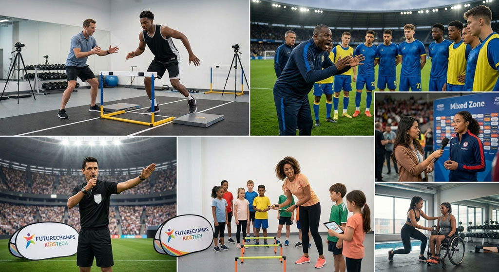 familles de metiers pour travailler dans le sport