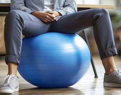 Les bienfaits du ballon de gym au bureau
