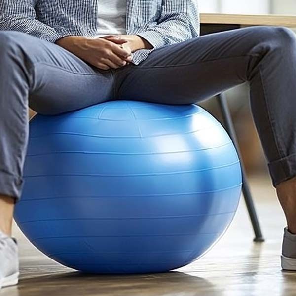 Les bienfaits du ballon de gym au bureau