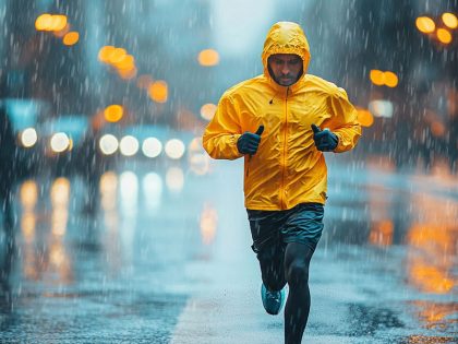 Courir sous la pluie : visibilité et équipement clé